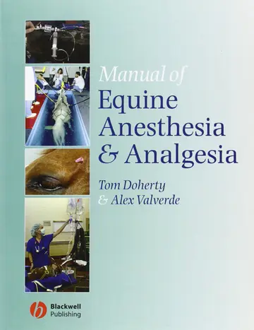 Cover of Manual of Equine Anesthesia and Analgesia