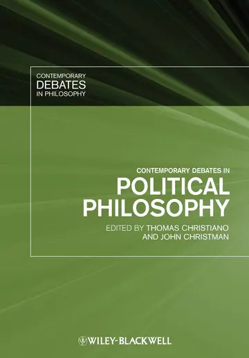 Cover of Contemporary Debates in Political Philosophy