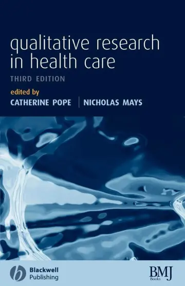 Cover of Qualitative Research in Health Care