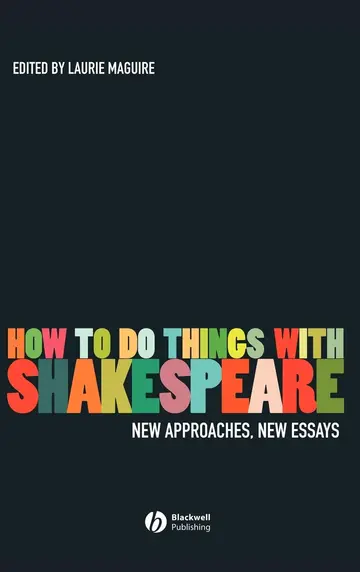 Cover of How to Do Things with Shakespeare
