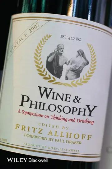 Cover of Wine and Philosophy