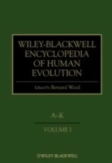 Cover of Wiley-Blackwell Encyclopedia of Human Evolution, 2 Volume Set