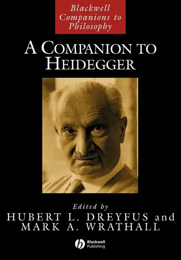 Cover of A Companion to Heidegger