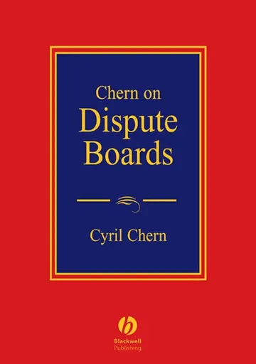 Cover of Chern on Dispute Boards