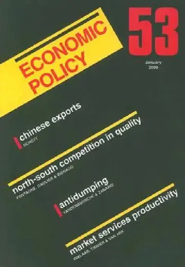 Cover of Economic Policy 53
