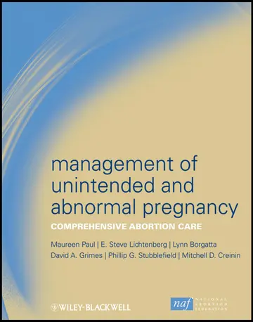 Cover of Management of Unintended and Abnormal Pregnancy