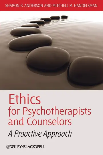 Cover of Ethics for Psychotherapists and Counselors