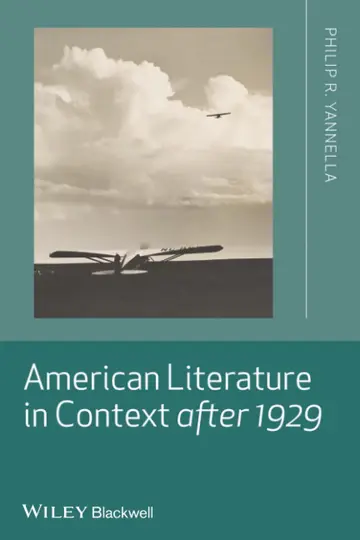 Cover of American Literature in Context After 1929