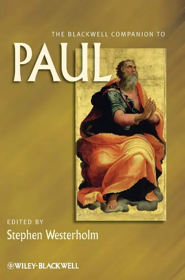 Cover of The Blackwell Companion to Paul