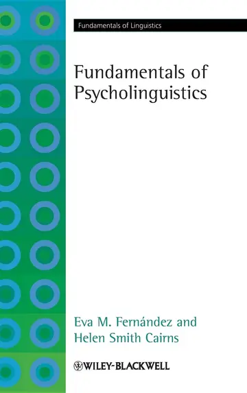 Cover of Fundamentals of Psycholinguistics