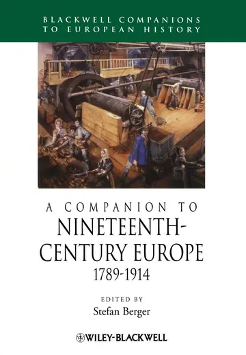 Cover of A Companion to Nineteenth-Century Europe, 1789 - 1914
