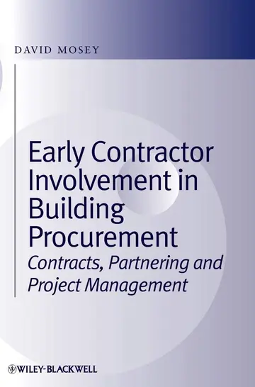 Cover of Early Contractor Involvement in Building Procurement
