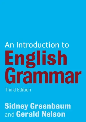 Cover of Introduction to English Grammar