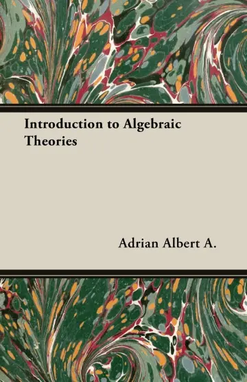 Cover of Introduction to Algebraic Theories