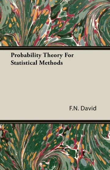 Cover of Probability Theory for Statistical Methods