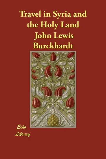 Cover of Travel in Syria and the Holy Land