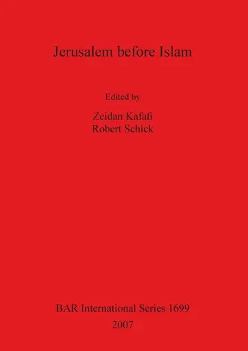 Cover of Jerusalem before Islam