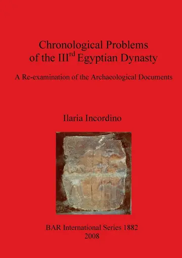 Cover of Chronological Problems of the IIIrd Egyptian Dynasty