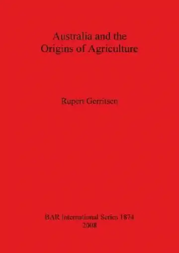 Cover of Australia and the Origins of Agriculture