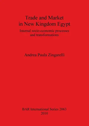Cover of Trade and Market in New Kingdom Egypt