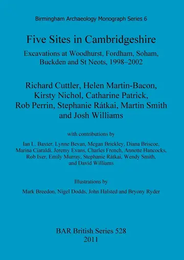 Cover of Five sites in Cambridgeshire