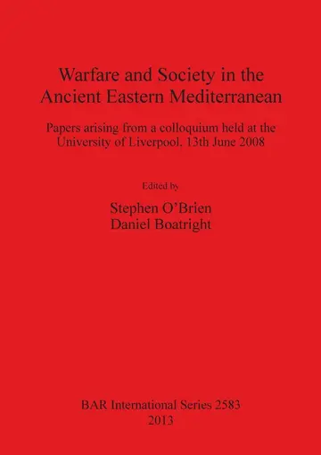 Cover of Warfare and Society in the Ancient Eastern Mediterranean