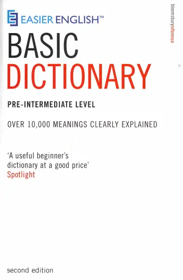 Cover of Easier English Basic Dictionary