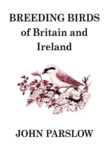 Cover of Breeding Birds of Britain and Ireland