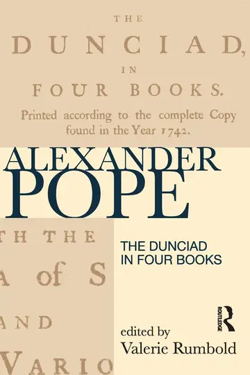 Cover of The Dunciad