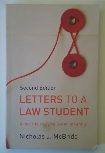 Cover of Letters to a Law Student