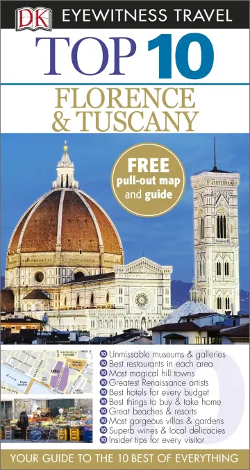 Cover of DK Eyewitness Top 10 Travel Guide Florence & Tuscany