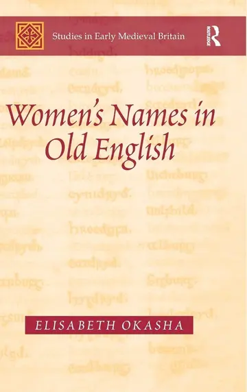 Cover of Women's Names in Old English