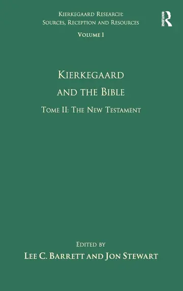 Cover of Kierkegaard and the Bible