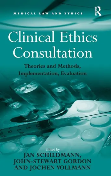 Cover of Clinical Ethics Consultation