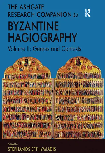 Cover of The Ashgate Research Companion to Byzantine Hagiography