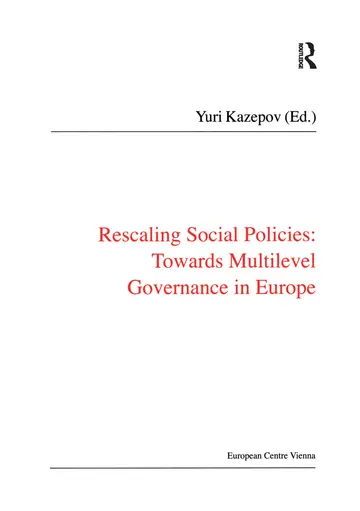 Cover of Rescaling Social Policies