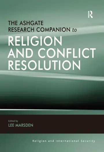 Cover of The Ashgate Research Companion to Religion and Conflict Resolution