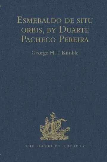 Cover of Esmeraldo de situ orbis, by Duarte Pacheco Pereira