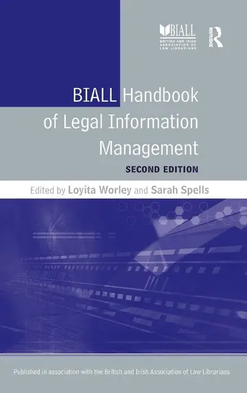 Cover of BIALL Handbook of Legal Information Management