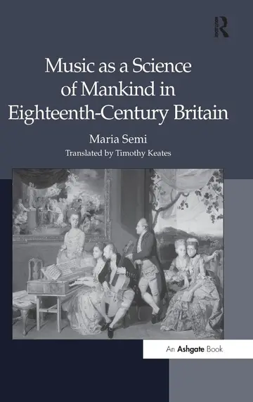 Cover of Music as a Science of Mankind in Eighteenth-Century Britain
