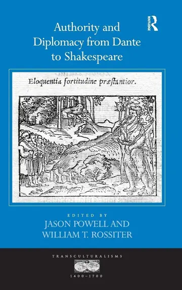 Cover of Authority and Diplomacy from Dante to Shakespeare