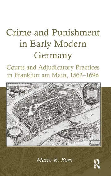 Cover of Crime and Punishment in Early Modern Germany