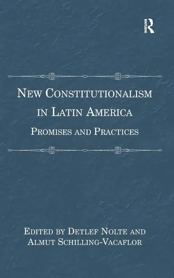 Cover of New Constitutionalism in Latin America