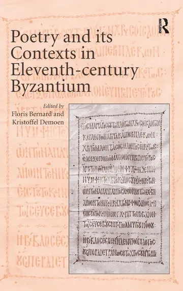 Cover of Poetry and its Contexts in Eleventh-century Byzantium