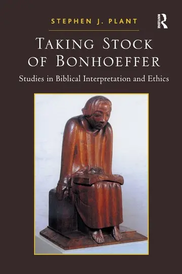 Cover of Taking Stock of Bonhoeffer