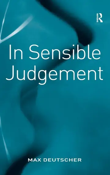 Cover of In Sensible Judgement