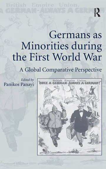 Cover of Germans as Minorities During the First World War