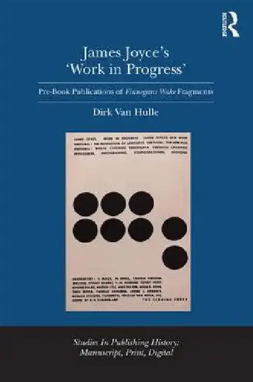 Cover of James Joyce's 'Work in Progress'