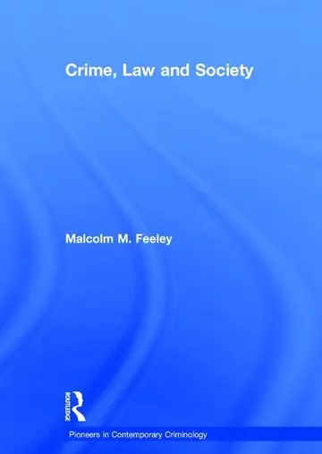 Cover of Crime, Law and Society