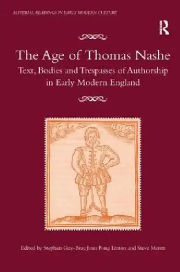 Cover of The Age of Thomas Nashe
